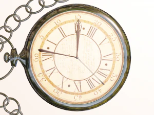 Карманные часы 3D Модель