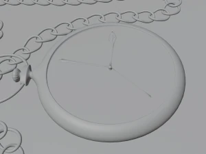 Карманные часы 3D Модель