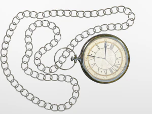 Карманные часы 3D Модель