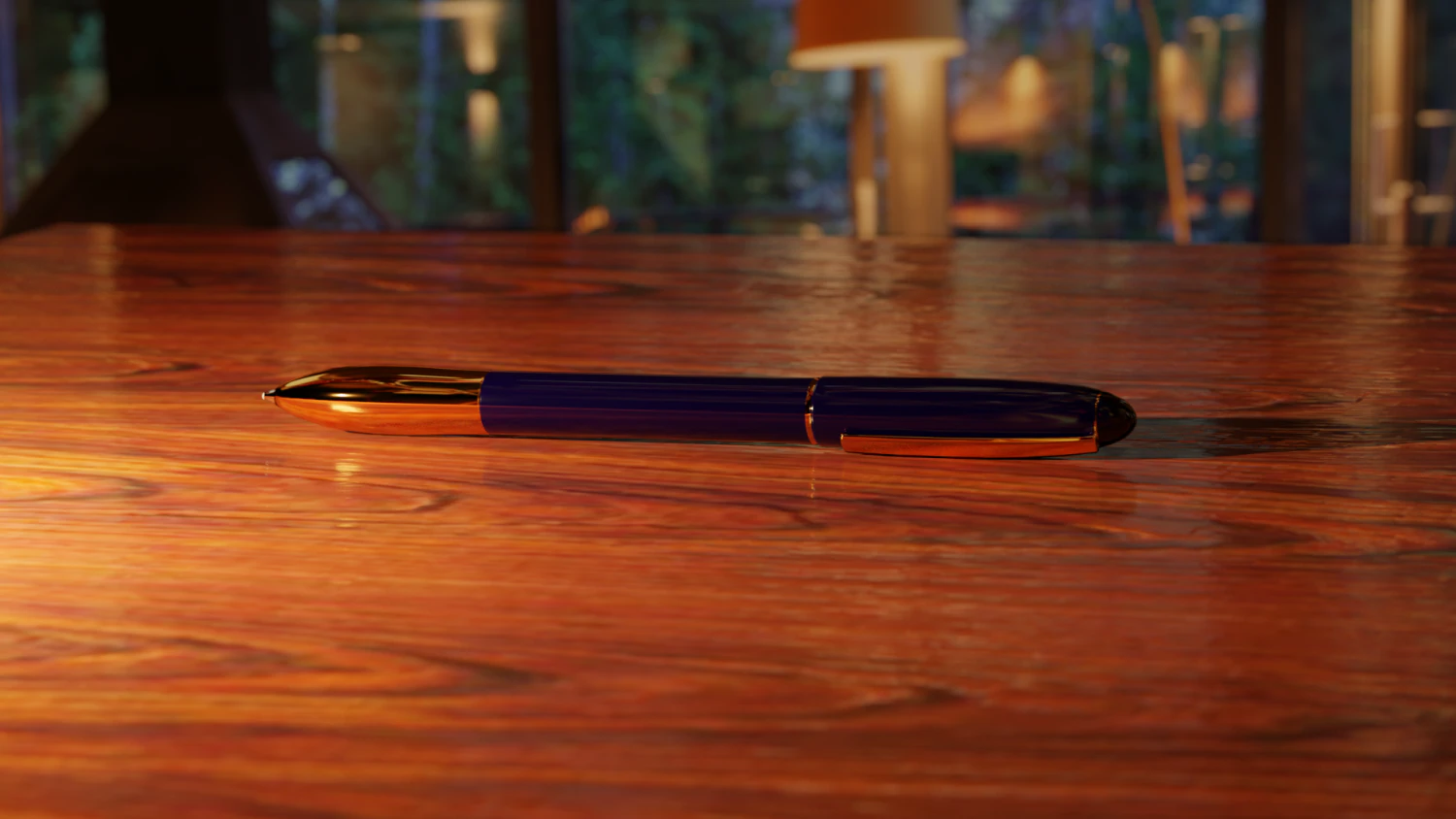 Ballpoint pen 3D Model .c4d .max .obj .3ds .fbx .stl .blend 