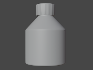 Bottle of iodine 3D Model