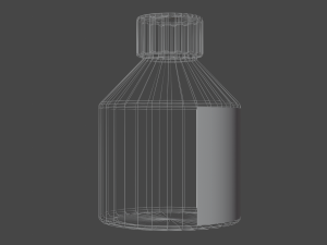 Bottle of iodine 3D Model