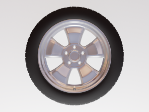 Car wheel Modelo 3D