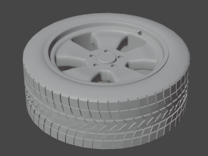 Car wheel Modelo 3D
