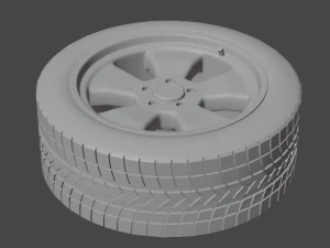 rueda de coche Modelo 3D