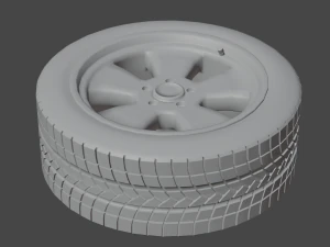 rueda de coche Modelo 3D