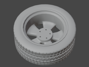 Car wheel Modelo 3D