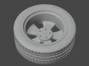 rueda de coche Modelo 3D