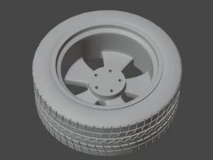 rueda de coche Modelo 3D