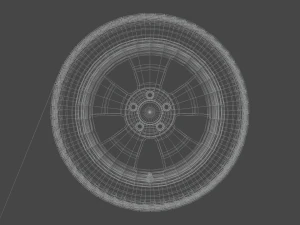 rueda de coche Modelo 3D