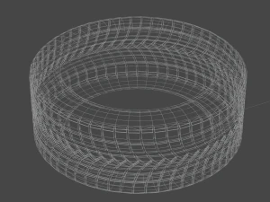 rueda de coche Modelo 3D