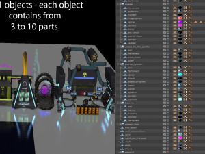 3D game location Modelo 3D