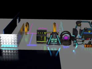 3D game location 3D Model