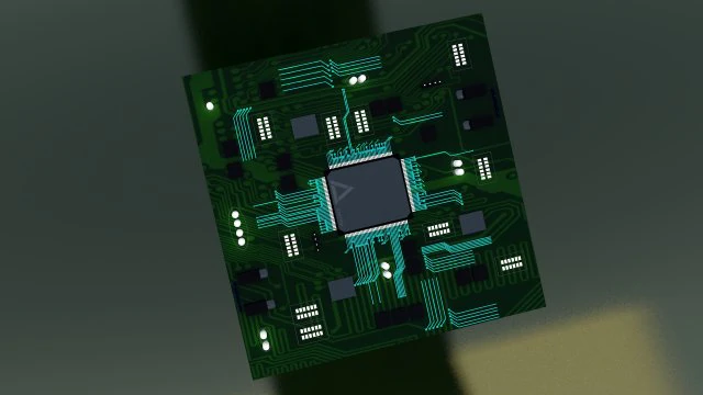 3D-Chip 3D Modell .c4d .max .obj .3ds .fbx .stl .blend 