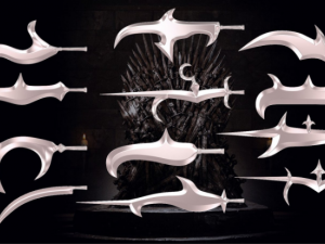 medieval mega kit bash pack series - vol 3 - pole arms 3D Модель
