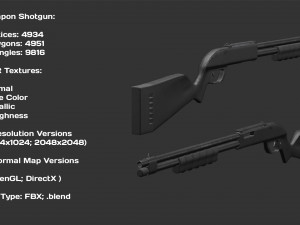 Character Military Pig with Shotgun Model 3D
