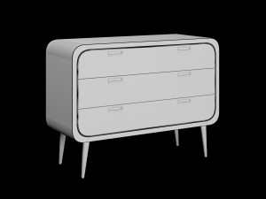 dresser 3D 모델
