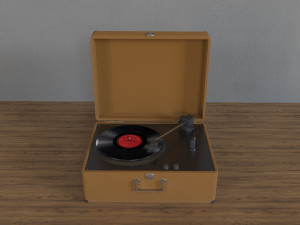 Record Player 3D 模型