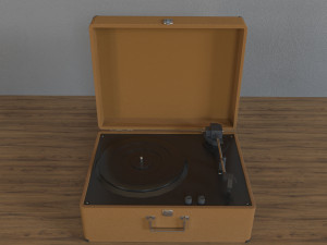 Record Player 3D 模型