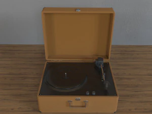 Tocadiscos Modelo 3D