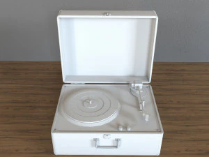 Tocadiscos Modelo 3D