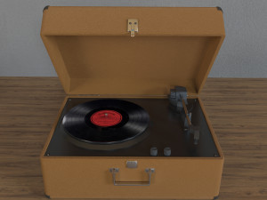 Record Player 3D 模型