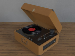 Record Player 3D 模型