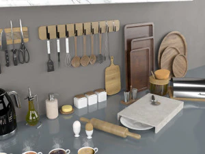Kitchen Collection 3D Model