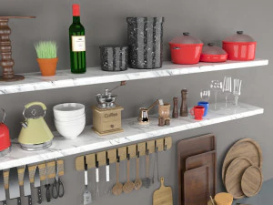 Kitchen Collection 3D Model