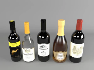 Винна колекція 3D Модель