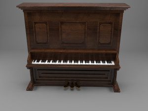 Classic Piano 3D Model