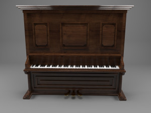 Classic Piano 3D Model