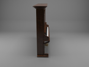 Classic Piano 3D Model