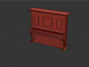 Classic Piano 3D Model