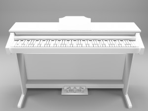 Black Piano 3D Model