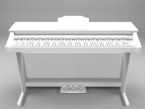 Black Piano 3D Model