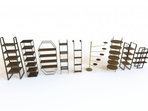 Bookcase Bundle Modelo 3D