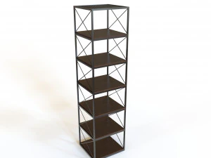 Bookcase Bundle 3D Model