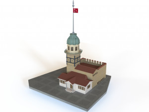 Maidens Tower 3D Model