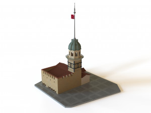 Maidens Tower 3D Model