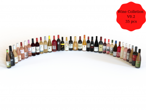 Wine Colletion-2 3D Model