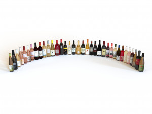 Wine Colletion-Alcol Colletion Bundle Modelo 3D