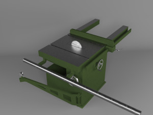 Horizontal circular saw 3D 모델