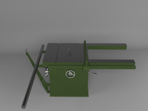 Horizontal circular saw 3D 모델