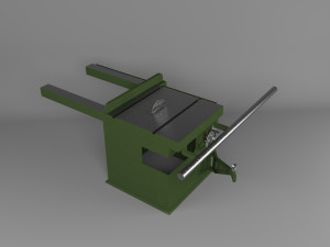 Horizontal circular saw 3D 모델