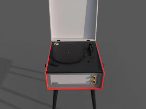Record player 3D Model