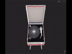 Record player 3D Model