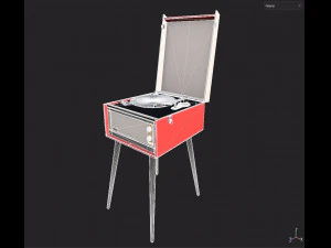Record player 3D Model