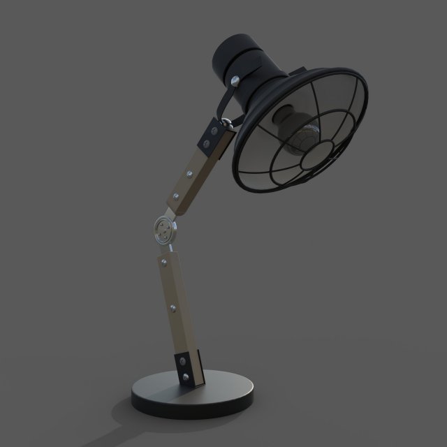 Desk Lamp Modelo 3D .c4d .max .obj .3ds .fbx .stl .blend 