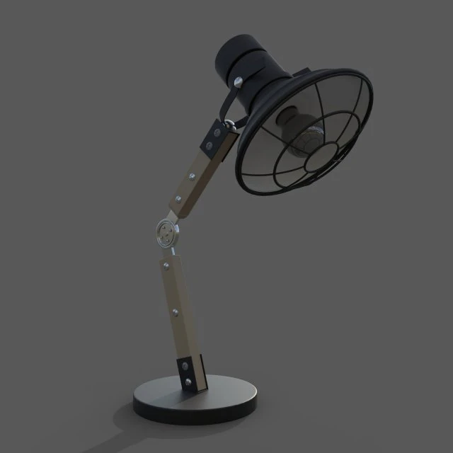 Lámpara de escritorio Modelo 3D .c4d .max .obj .3ds .fbx .stl .blend